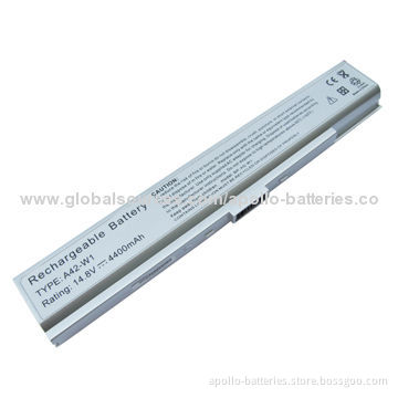 Good-quality 14.8V 4,400mAh Laptop Battery, Replacement for Asus W1, W1G, W1Ga, W1Gc, W1N, W1Na, W1V